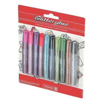 Brunnen 10er-Pack Glitzer-Kleber