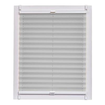 Büscher Sunlines Plissee »Crepe« Lichtschutz 65 cm breit grau, 65x150 cm