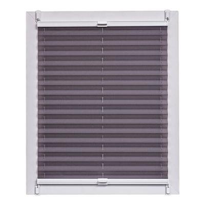 Büscher Sunlines Plissee »Crepe« Lichtschutz 75 cm breit grau, 75x150 cm