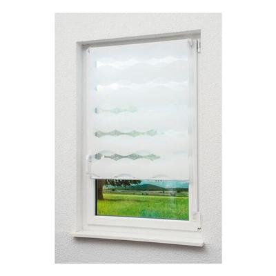 Büscher Sunlines Doppelrollo 140 cm breit weiß, 140x150 cm