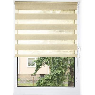 Büscher Sunlines Doppelrollo (900 mm breit) gold, 90x160 cm