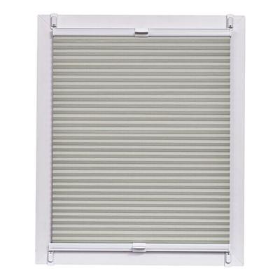 Büscher Sunlines Wabenplissee Lichtschutz 115 cm breit grau, 115x150 cm