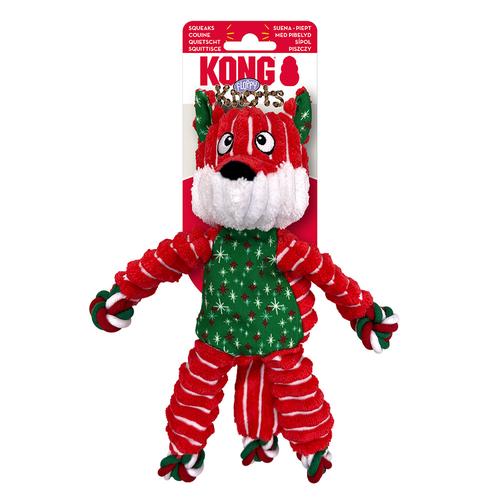 KONG Holiday Floppy Knots Fox 25x22x15cm Hund