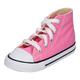 Converse All Star Hi Infant Canvas Trainers Pink Canvas - 9 Infant UK