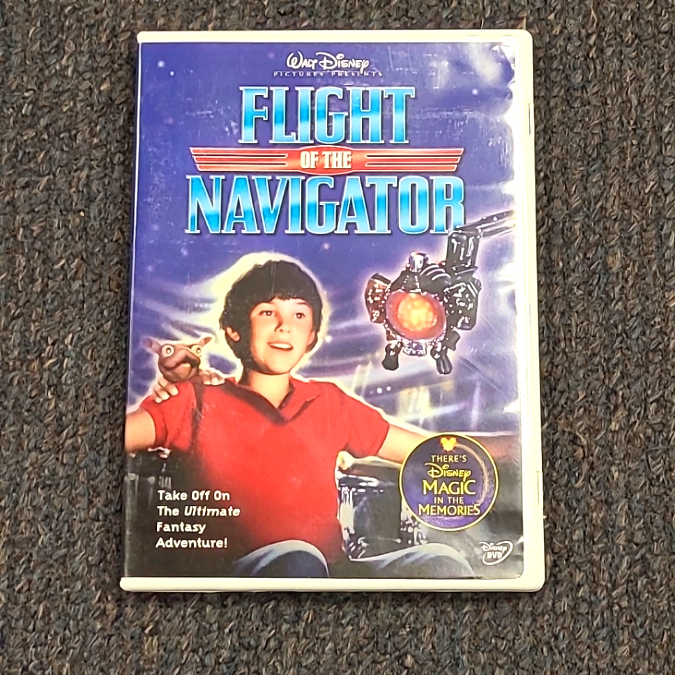 Disney Other | Flight Of The Vavigator Dvd 1986 Disney Movie | Color: Blue/White | Size: Osb