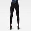 Skinny-fit-Jeans G-STAR "3301", Damen, Gr. 28, Länge 32, schwarz (pitch schwarz), Denim/Jeans, Obermaterial: 92% Baumwolle, 7% Elastomultiester, 1% Elasthan, casual, skinny fit normal, Jeans, mit Stretch