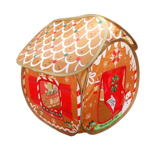 KONG Holiday Play Spaces Bungalow Gingerbread Katze