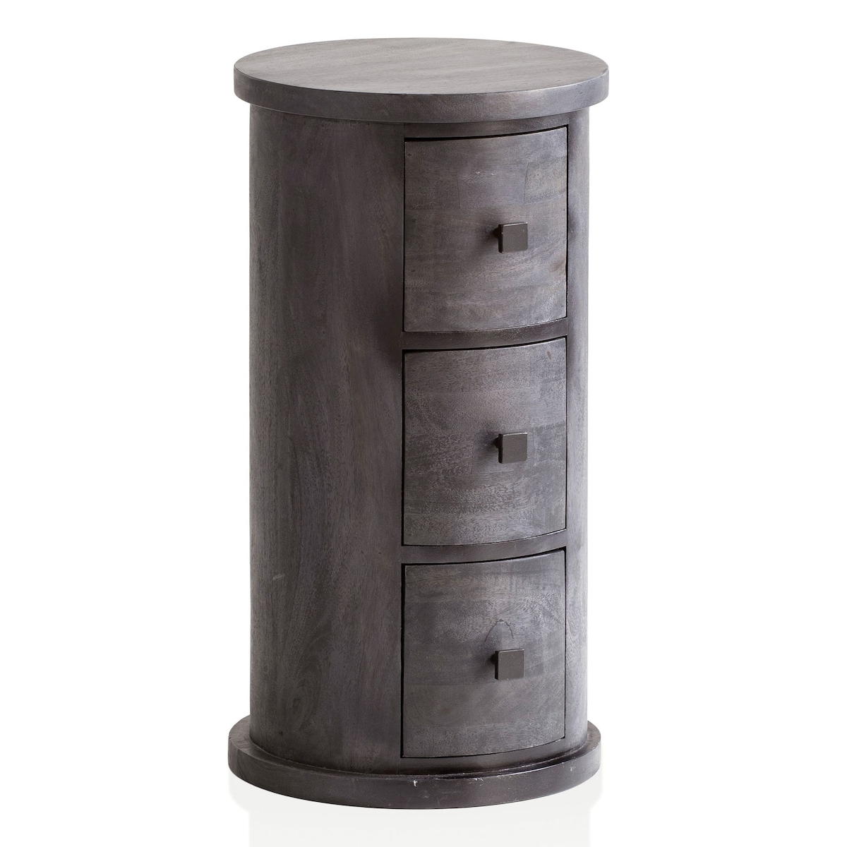 Kommode FineBuy Sideboard mit Schubladen Holz Massiv Beistellschrank Schwarz Image