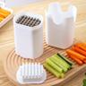 Potato Chipper Slicer - Quick French Fry and Potato Waffle Cutter, Easy to Use, Safe for Kids, Time-Saving Kitchen Tool