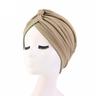 Thickness plain Turban Hat Cap for Women Stylish Cotton Chemo Hair Loss Beanie Hat Caps