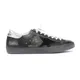 Golden Goose, Sneakers, male, Black, 9 UK, Black Silver Superstar Trainers