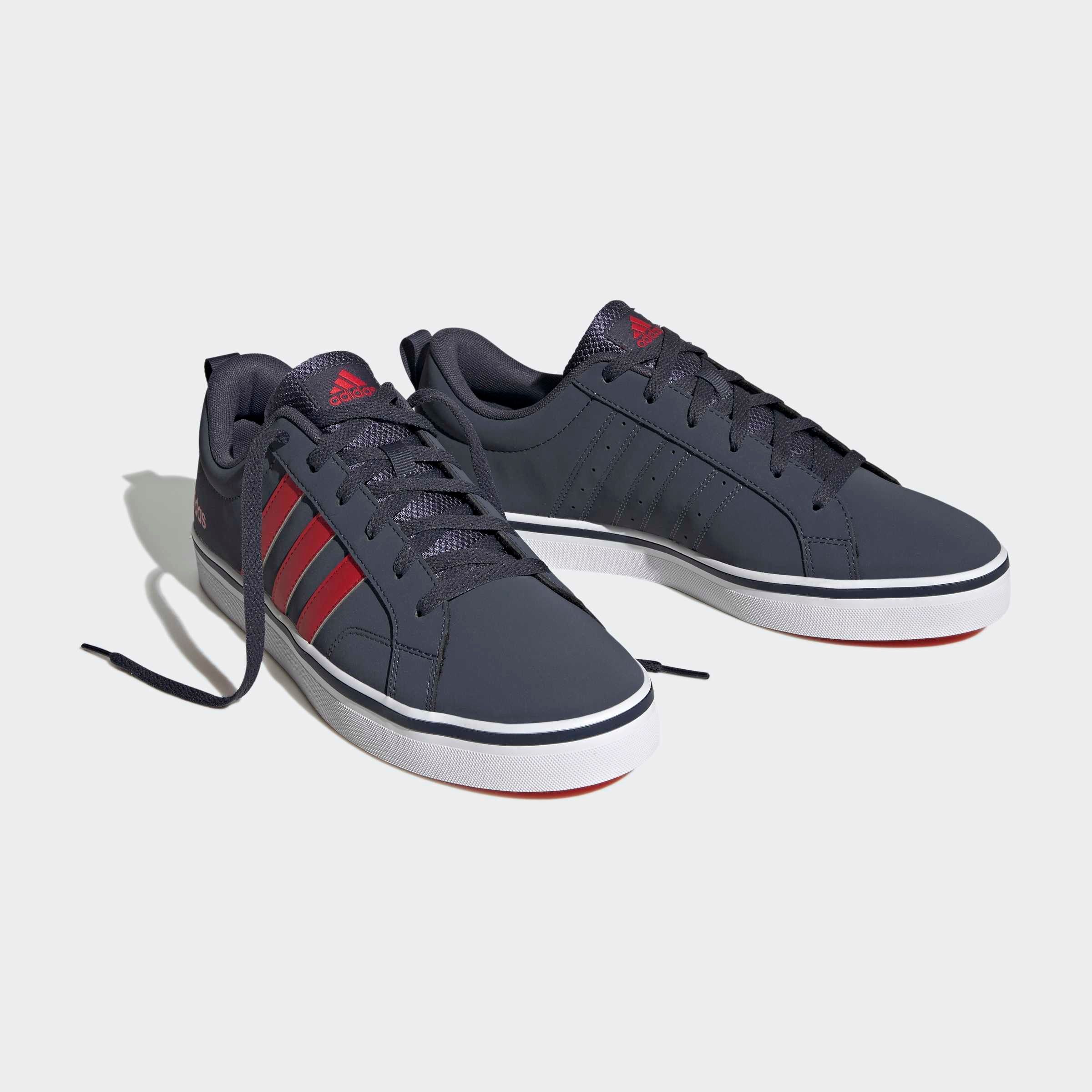 Sneaker ADIDAS SPORTSWEAR "VS PACE 2.0", Herren, Gr. 44,5, blau (shadow navy, better scarlet, cloud weiß), Synthetik, Textil, Schuhe Sneaker