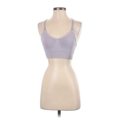 90 Degree by Reflex Sports Bra: Gray Activewear - Women's Size Small