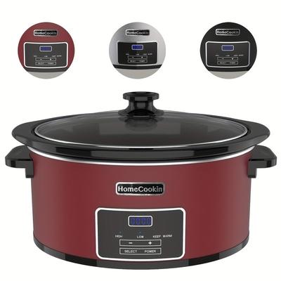 Magnifique 6,7 Quart Programmable Slow Cooker, Kitchen Appliances