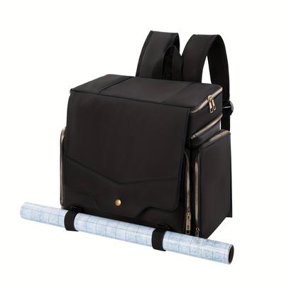 TEMU Dnd Backpack - Rpg Game Travel Bag With Dice, Miniature Painting, Tabletop Storage Mat Holder, Polyester