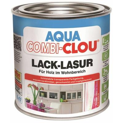 Clou - Aqua Lack Lasur L17 Steingrau 375ml