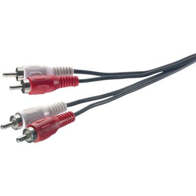 Speaka Professional - SP-1300368 Cinch Audio Anschlusskabel [2x Cinch-Stecker - 2x Cinch-Stecker]