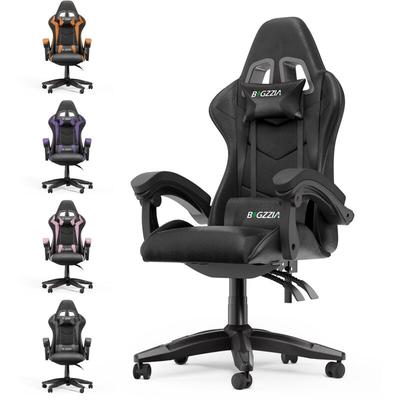 Bigzzia - Gaming Stuhl Ergonomischer Bürostuhl - Zurücklehnen PC-Spiel Stuhl - Gaming Sessel Image