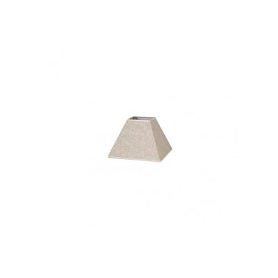 Tenorio Pyramide Lampenschirm E27 beige Leinen 17dx8dx13h Image