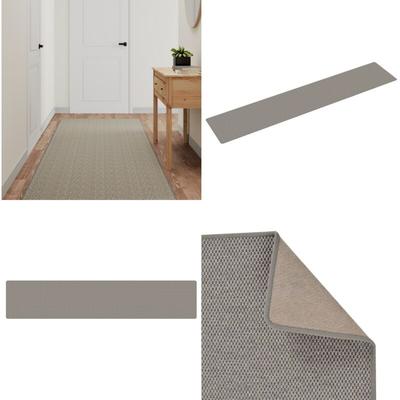 Vidaxl - Teppichläufer Sisal-Optik Silbern 80x400 cm - Teppichläufer - Sisal Look - Silberner Image