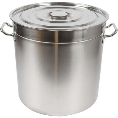 Gojoy - 70L Suppentopf Topf mit Deckel, Edelstahl Kochtopf Groß Edelstahl Küchenutensil Edelstahl