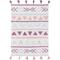 Tappeto lavabile per bambini rosa 120x170
