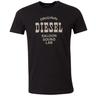 Diesel Mens Saloon Sound Lab Logo Black T-Shirt Cotton - Size Medium | Diesel Sale | Discount Designer Brands