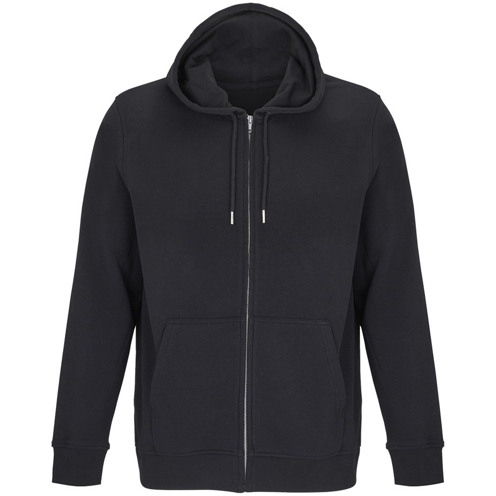 SOLS - "Calipso" Hoodie mit durchgehendem Reißverschluss für Herren/Damen Unisex (Schwarz) Image