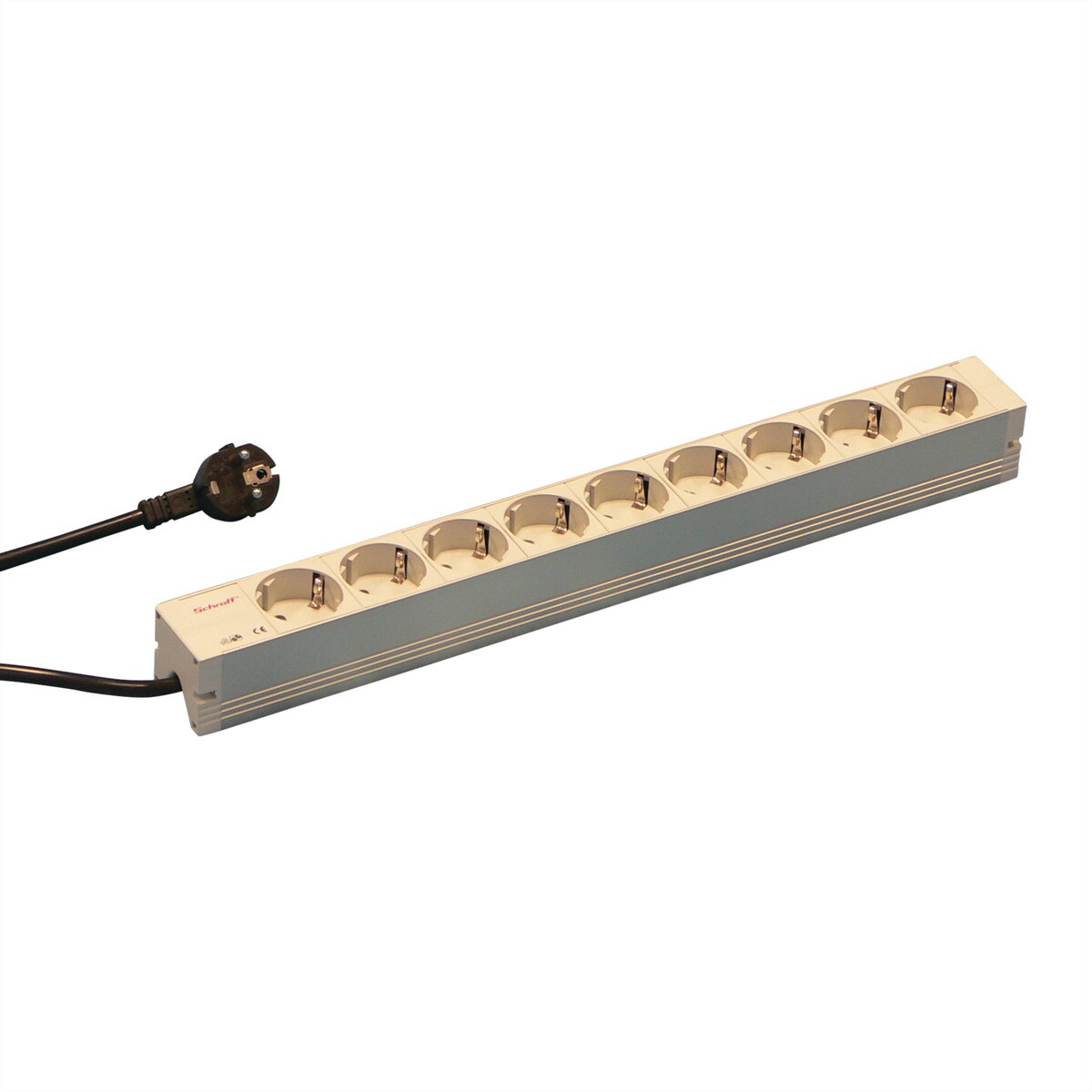 SCHROFF Schutzkontakt-Steckdosenleiste - STECKDL.Schutzkontakt 9DO. 438,5LG Image