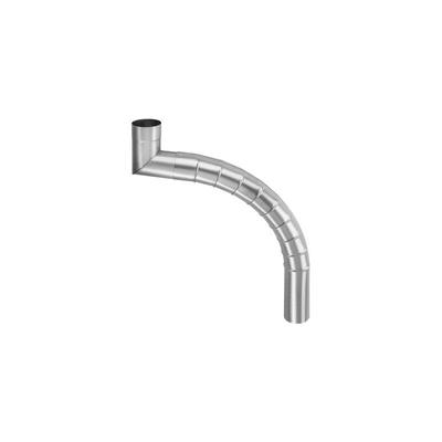 Grömo® Zink Gliederbogen, gepresst ø100x400-495, 62186 Image