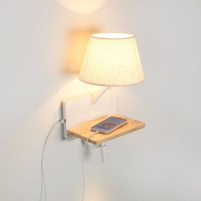 Barcelona Led - Lesewandleuchte "Artin" - Mit verstellbarem LED-Strahler und Image