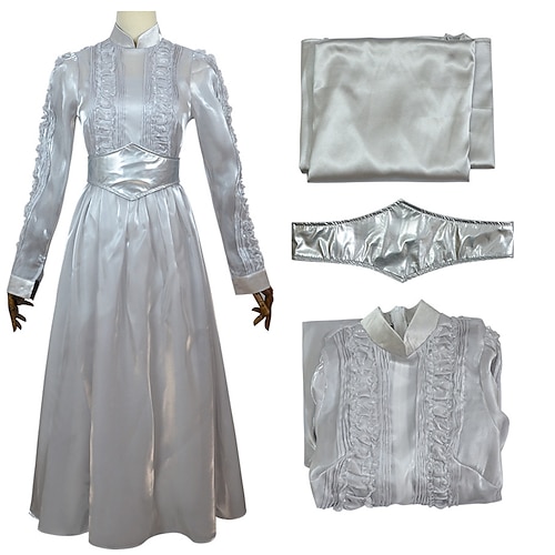 Geisterbraut Lydia Deetz Astrid Deetz Kleid Beetlejuice Horrorfilm Kinder Erwachsene Damen Mädchen Maskerade Party / Abend Verkleiden Image