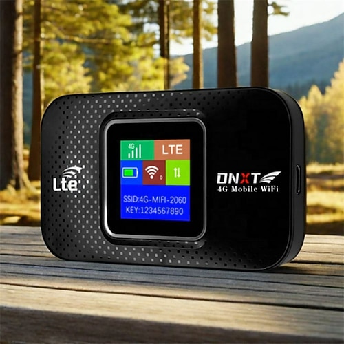 WLAN-Router 4G LTE Wireless tragbares Entsperrmodem Mini-Hotspot für den Außenbereich 150 MBit/s Mobile Pocket Mifi SIM-Kartensteckplatz Repeater 3000 mAh Image