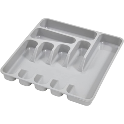 Keeeper - Besteck-Organizer-Tablett 39,5 x 37 x 5 cm, nordisches Grau Image
