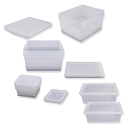 Keeeper Bea - Packung mit 11 Stück Aufbewahrungsboxen aus Kunststoff Image