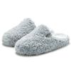 Hausschuh ELBSAND, Damen, Gr. 38, grau, Obermaterial: 100% Polyester. Futter: 100% Polyester. Decksohle: 100% Polyester. Laufsohle: 100% Synthetik, unifarben, Fellimitat, casual, Schuhe, Pantolette, Pantoffel, Mule, Sandale, kuscheliges Fellimitat
