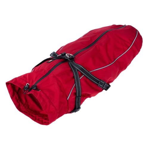 TIAKI Hundemantel Harness Arkon Rot Rückenlänge: 35cm