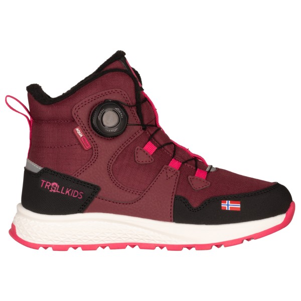 Trollkids - Kid's Bergen Winter Mid Cut - Winterschuhe 32 | EU 32 rot