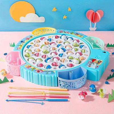 Fishing Toys, Hook Electric Spin With Music, Size Models Optional, Blue And Pink, Toys And Gifts For Kids, Cute Stickers, Practical Birthday And Christmas Gifts easter gift