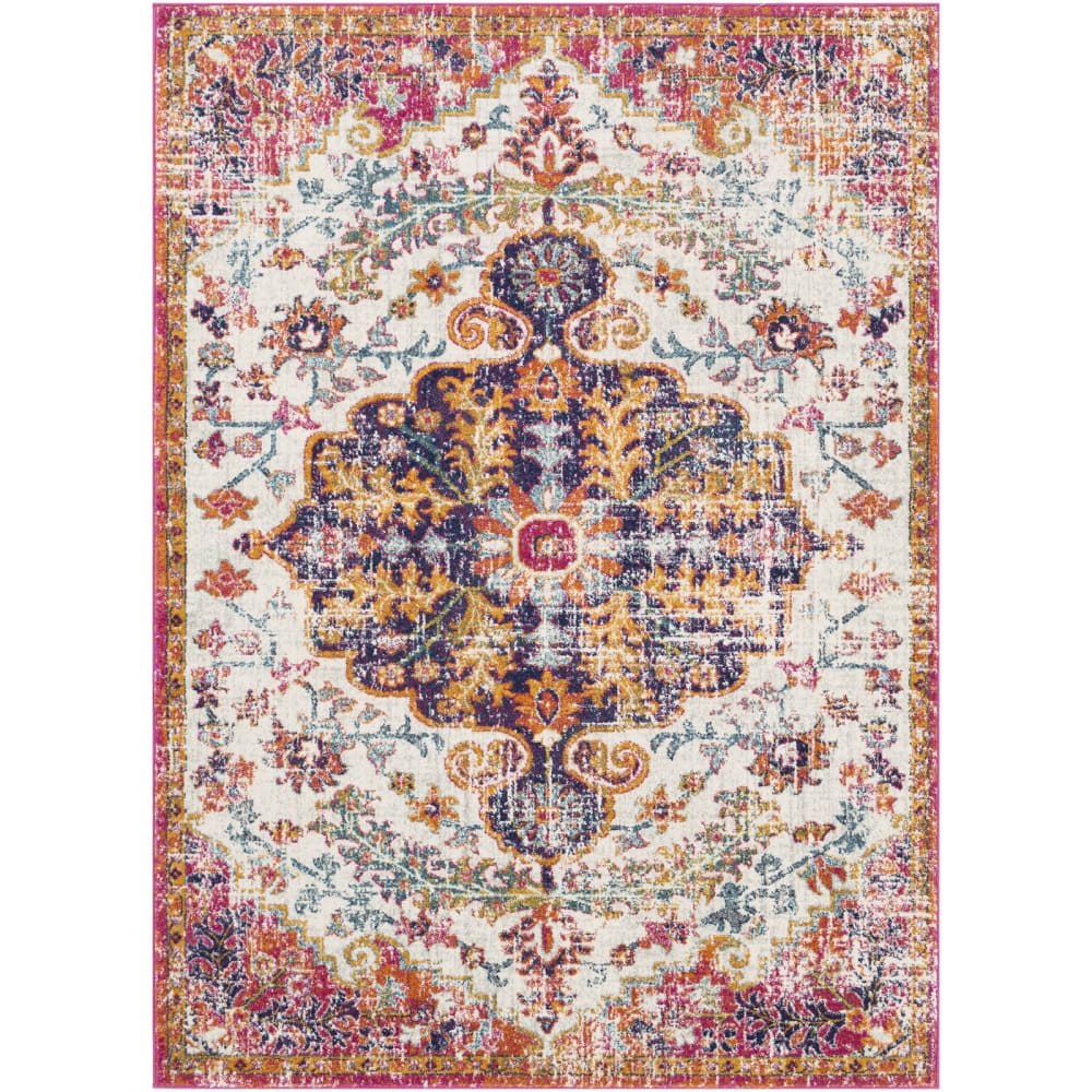 Tapis Vintage Oriental Orange/Multicolore 120x170