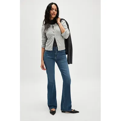 Wrangler Bespoke High-Rise Bootcut Jeans at Free People in Ada, Size: 27