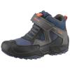 Winterstiefel GEOX "J NEW SAVAGE BOY B ABX", Kinder, Gr. 30, blau (blau, grau), Lederimitat, Textil, casual, Schuhe, Trekkingboots, Winterstiefel, Kindergartenschuh mit Warmfutter