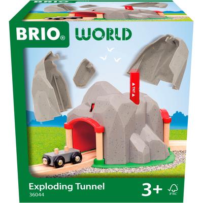 Spielzeugeisenbahn-Tunnel BRIO "BRIO WORLD, Tunnel mit Sprengfunktion" Spielzeugeisenbahn-Erweiterungen bunt Kinder FSC- schützt Wald - weltweit