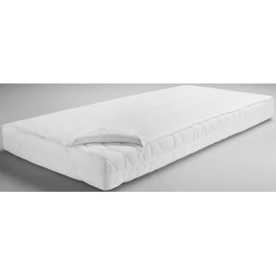 Matratzenauflage "Auflage, 70x140, 90x200 cm und weiteren Größen", weiß, B:180cm L:220cm, Bezug: 100% Baumwolle, DORMISETTE PROTECT & CARE, Matratzenzubehör, Allergiker geeignet (Hausstauballergiker), hohe Feuchtigkeitsaufnahme Image