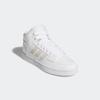 Sneaker ADIDAS SPORTSWEAR "RAPID COURT MID", Gr. 46, weiß (cloud weiß, core weiß, cloud weiß), Leder, Synthetik, sportlich, Schuhe
