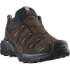 Wanderschuh SALOMON "X ULTRA 360 LEATHER GORE-TEX", Gr. 49, braun (schwarz earth), Nubukleder, Synthetik, sportlich, Schuhe, wasserdicht