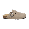 Hausschuh CMP "NAVARRO WMN SLIPPERS", Damen, Gr. 39, beige (sesamo), Leder, sportlich, Schuhe