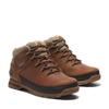 Schnürboots TIMBERLAND "EURO SPRINTMID LACE UP BOOT", Gr. 46, braun (medium orange full grain), Leder, Synthetik, sportlich, Schuhe, Winterstiefel, Schnürstiefel, Winterschuhe