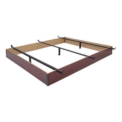 Rize Home 76" x 72" x 10" King Cherry MDF Bed Base