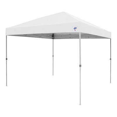 E-Z Up PTSWH10 Patriot® ONE-UP® Instant Shelter 10' x 10' White Canopy with White Frame